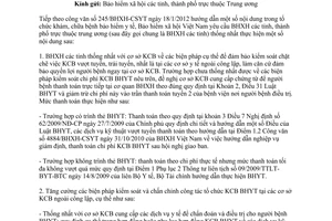 Công văn 541/BHXH-CSYT năm 2012 hướng dẫn khám chữa bệnh bảo hiểm y tế