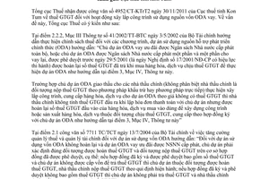 Công văn 581/TCT-CS chính sách thuế dự án ODA