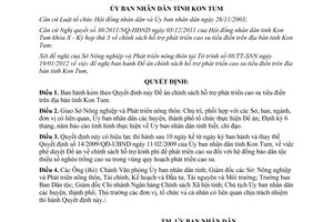 Quyết định 07/2012/QĐ-UBND Đề án chính sách hỗ trợ phát triển cao su tiểu điền