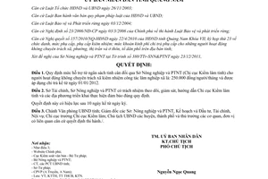 Quyết định 03/2012/QĐ-UBND mức hỗ trợ cho người hoạt động không chuyên trách