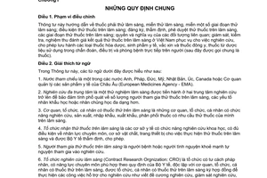 Thông tư 03/2012/TT-BYT hướng dẫn thử thuốc trên lâm sàng