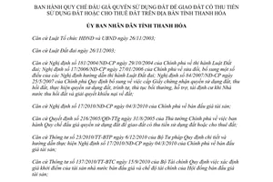 Quyết định 359/2012/QĐ-UBND Quy chế đấu giá quyền sử dụng đất để giao đất