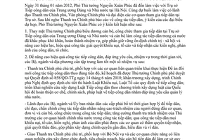 Thông báo 32/TB-VPCP kết luận Phó Thủ tướng Nguyễn Xuân Phúc