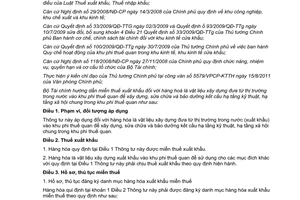 Thông tư 11/2012/TT-BTC hướng dẫn miễn thuế xuất khẩu đối với hàng hóa là vật li