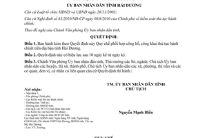 Quyết định 06/2012/QĐ-UBND Quy chế phối hợp công bố công khai thủ tục hành chính