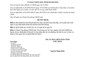 Quyết định 07/2012/QĐ-UBND Quy chế phối hợp tiếp nhận, xử lý phản ánh, kiến nghi