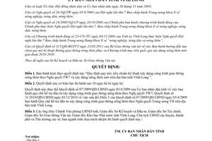 Quyết định 02/2012/QĐ-UBND quy mô, tiêu chuẩn kỹ thuật xây dựng công trình