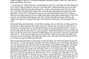 Nghị quyết 03/NQ-CP phiên họp Chính phủ thường kỳ tháng 01