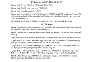 Quyết định 07/2012/QĐ-UBND chế độ hỗ trợ luân chuyển, điều động, biệt phái