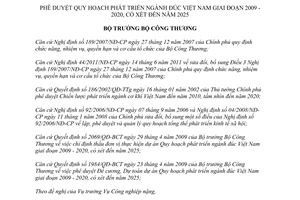 Quyết định 583/QĐ-BCT  phê duyệt Quy hoạch phát triển ngành Đúc Việt Nam