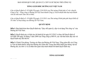 Quyết định 140/QĐ-ĐS Quy chế quản lý, cấp và sử dụng Thẻ công vụ