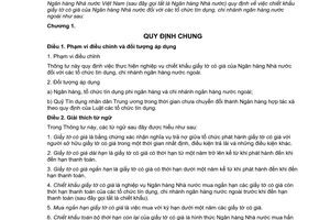 Thông tư 01/2012/TT-NHNN  chiết khấu giấy tờ có giá Ngân hàng Nhà nước