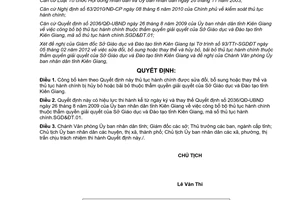 Quyết định 385/QĐ-UBND  công bố thủ tục hành chính sửa đổi