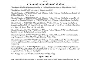 Quyết định 02/2012/QĐ-UBND phí sử dụng lề đường, bến bãi và cảng cá tại khu vực