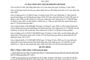 Quyết định 06/2012/QĐ-UBND chính sách dân số và kế hoạch hóa gia đình