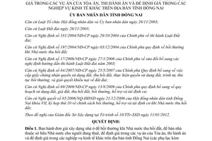 Quyết định 14/2012/QĐ-UBND về đơn giá xây dựng nhà ở để bồi thường khi Nhà nước