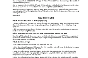 Thông tư 02/2012/TT-NHNN hướng dẫn giao dịch hối đoái