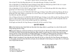 Quyết định 10/2012/QĐ-UBND chức năng nhiệm vụ quyền hạn Sở Công Thương Sóc Trăng