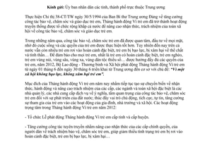 Công văn 581/LĐTBXH-BVCSTE triển khai Tháng hành động Vì trẻ em