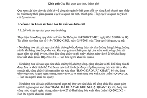 Công văn 1144/TCHQ-GSQL công tác quản lý hải quan kinh doanh tạm nhập