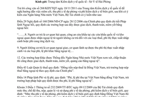 Công văn 3751/BTC-CST phí y tế dự phòng và phí kiểm dịch y tế biên giới
