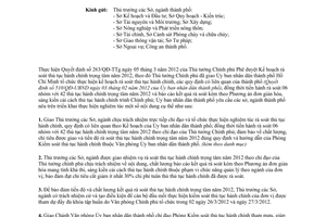 Công văn 1218/UBND-KSTTHC triển khai Quyết định 263/QĐ-TTg