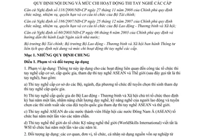 Thông tư liên tịch 43/2012/TTLT-BTC-BLĐTBXH  nội dung và mức chi