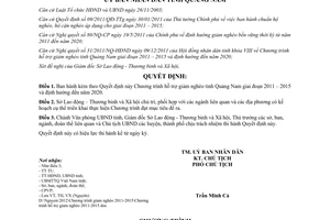Quyết định 832/QĐ-UBND năm 2012 hỗ trợ giảm nghèo Quảng Nam 2011 2015 định hướng 2020