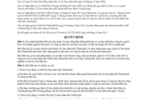 Quyết định 10/2012/QĐ-UBND thành lập Ban Dân tộc trực thuộc Ủy ban nhân dân