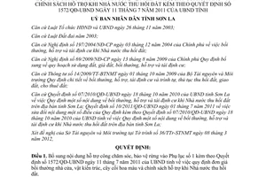 Quyết định 507/QĐ-UBND bổ sung đơn giá hỗ trợ công chăm sóc, bảo vệ rừng