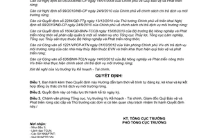 Quyết định 119/QĐ-TCLN-KHTC năm 2012 hướng dẫn tạm thời trình tự đăng ký