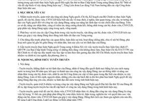 Hướng dẫn 375/HD-TLĐ tuyên truyền thực hiện Nghị quyết Một số vấn đề cấp bách