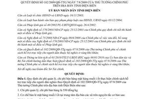 Quyết định 05/2012/QĐ-UBND chi phí quản lý chi phí bán hàng mặt hàng muối i ốt Điện Biên