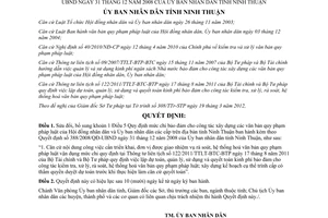 Quyết định 18/2012/QĐ-UBND sửa đổi Quyết định số 388/2008/QĐ-