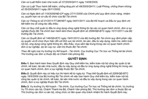 Quyết định 791/QĐ-BTC năm 2012 Quy chế kiểm tra kiểm toán nội bộ