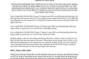 Thông tư liên tịch 25/2012/TTLT-BQP-BTC hướng dẫn phối hợp thực hiện quản lý