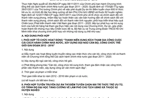 Chương trình 1218/CTr-BNV-TWD phối hợp hoạt động giữa Bộ Nội vụ và Trung ương