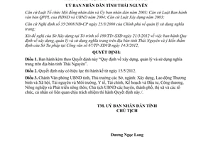 Quyết định 06/2012/QĐ-UBND Quy định xây dựng quản lý sử dụng nghĩa trang