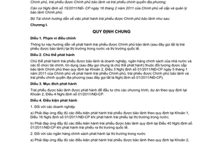 Thông tư 34/2012/TT-BTC hướng dẫn phát hành trái phiếu được Chính phủ bảo lãnh