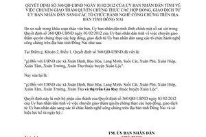 Quyết định 601/QĐĐC-UBND 2012 đính chính 360/QĐ-UBND chứng thực hợp đồng giao dịch Đồng Nai