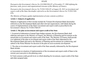 Circular No. 35/2012/TT-BTC guiding a number of articles of the Government’s
