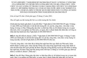 Nghị định 14/2012/NĐ-CP sửa đổi Điều 7 Nghị định 204/2004/NĐ-CP