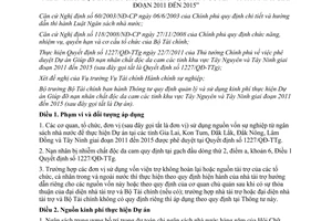 Thông tư 40/2012/TT-BTC quản lý và sử dụng kinh phí