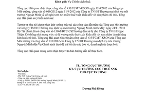 Công văn 2105/TCHQ-TXNK thuế xuất khẩu chì thỏi