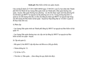 Công văn 1225/BHXH-THU hướng dẫn thu bảo hiểm y tế Tự nguyện