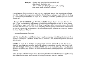 Công văn 282/SXD-QHKT hướng dẫn thực hiện công tác khảo sát lập bản đồ địa hình