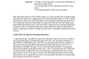 Công văn 5274/BTC-ĐT quản lý thanh toán vốn đầu tư kế hoạch năm 2012
