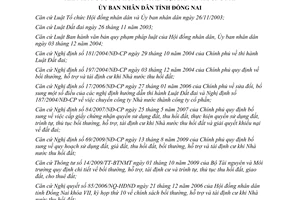 Quyết định 25/2012/QĐ-UBND  bồi thường hỗ trợ và tái định cư khi thu hồi đất