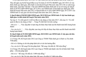 Quyết định 802/QĐĐC-UBND 2012 đính chính 50/2011/QĐ-UBND và 51/2011/QĐ-UBND