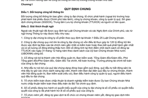 Thông tư 52/2012/TT-BTC hướng dẫn công bố thông tin trên thị trường chứng khoán